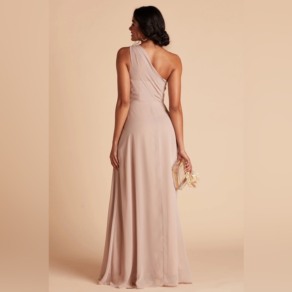 Birdy Grey KIRA DRESS CHIFFON TAUPE NEW NWT BRIDESMAID WEDDING XL - Picture 2 of 4